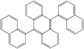 9,10-bis(1-naphthyl)anthracene Structure