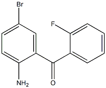 2-amino-5-bromo-2'-fluoro benzophenone Structure