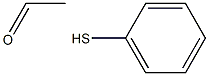 Thiophenol acetaldehyde Structure