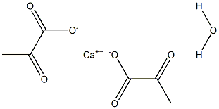 Pyruvate calcium hydrate Structure