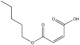 Maleic acid pentyl ester Structure