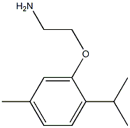 2-(5-methyl-2-propan-2-yl-phenoxy)ethanamine 구조식 이미지