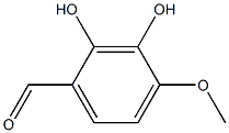 2,3-dihydroxy-4-methoxybenzaldehyde Structure