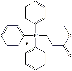 Carbomethoxy ethyl triphenylphosphonium bromide 구조식 이미지