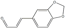 3,4-methylenedioxycinnamaldehyde Structure