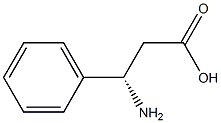 (S) -3- phenyl-3-aminopropionic acid Structure