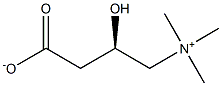 (R) - (3- carboxy-2-hydroxypropyl) trimethylammonium hydroxide inner salt 구조식 이미지