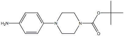 1-tert-Butoxycarbonyl-4-(4-aminophenyl)piperazine Structure