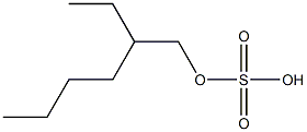 2-ethylhexyl sulfate Structure