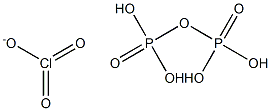 Chlorate diphosphate 구조식 이미지