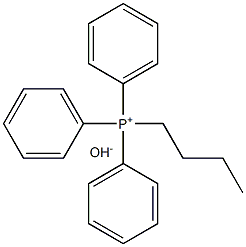 Butyl triphenylphosphonium hydroxide 구조식 이미지