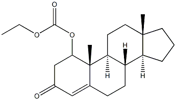 1-testosterone ethyl carbonate Structure