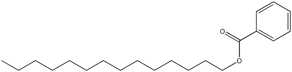 Tetradecyl benzoate Structure