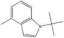 1-tert-butyl-4-methylindole 구조식 이미지