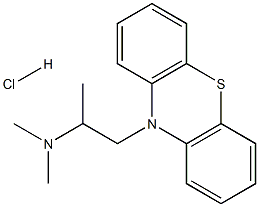 Promethazine hydrochloride tablets 구조식 이미지