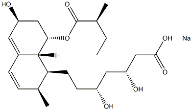 Pravastatin Sodium Structure