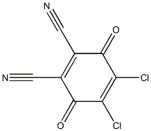 Dicyanodichloro-p-benzoquinone 구조식 이미지