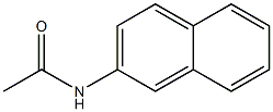 N-Acetyl-2-naphthylamin
 Structure