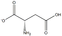 L-aspartate 구조식 이미지