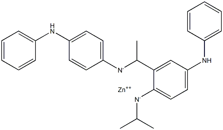 N-isopropyl-N'-phenyl-p-phenylenediamine zinc salt Structure
