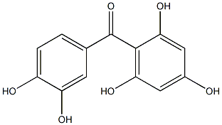 2,4,6,3',4'-pentahydroxybenzophenone Structure