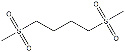 1,4-bis(methylsulfonyl)butane Structure