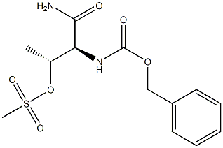 Benzyloxycarbonyl Threonine Amide O-Mesylate Structure