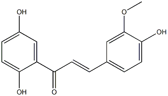 2',5',4-Trihydroxy-3-methoxychalcone Structure