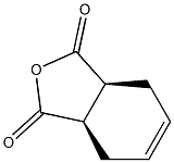 cis-CYCLO-4-HEXEN-1,2-DIMETHANOICANHYDRIDE 구조식 이미지