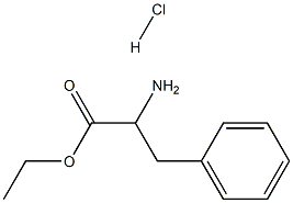 DL-Phenylalanine ethyl ester hydrochloride 구조식 이미지