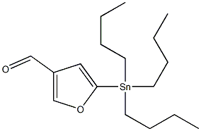 3-FORMYL-5-(TRIBUTYLSTANNYL)FURAN Structure