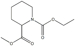 Methyl 1-ethoxycarbonylpiperidine-2-carboxylate Structure