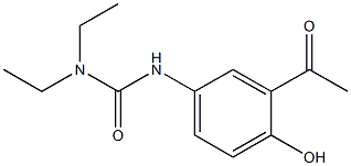 5'-(DIETHYLCARBAMOYLAMINO)-2'-HYDROXYACETOPHENONE 구조식 이미지