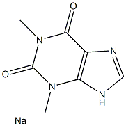 THEOPHYLLINESODIUM 구조식 이미지