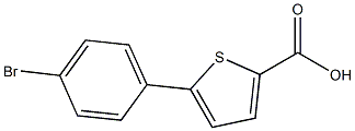 5-(4-BROMOPHENYL)THIOPHENE-2-CARBOXYLICACID,96% Structure
