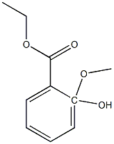 ETHYL-2-METHOXY SALICYLATE Structure