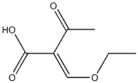 2-(ethoxymethylene)-3-oxo-butanoic acid Structure