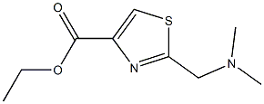 2-(N,N-dimethylaminomethyl)-4-carbethoxy-thiazole Structure