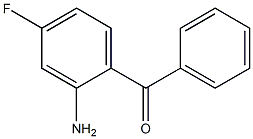 2-amino-4fluorobenzopheonone 구조식 이미지