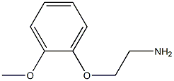2-methoxyphenoxy ethylamine 구조식 이미지