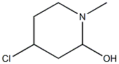 4-chloro-1-methylpiperidinol Structure