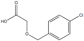 4-chlorobenzoxyacetic acid Structure