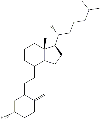 VITAMIN D3 LIQUID (CHOLECALCIDEROL) 구조식 이미지