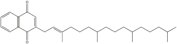 2-[(E)-3,7,11,15-tetramethylhexadec-2-enyl]naphthalene-1,4-dione 구조식 이미지