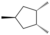 1a,2a,4b-1,2,4-Trimethylcyclopentane. Structure