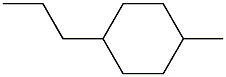 1-Methyl-4-propylcyclohexane. 구조식 이미지