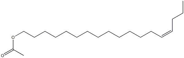 Z-14-Octadecen-1-ol acetate 구조식 이미지