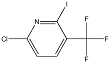 6-Chloro-2-iodo-3-(trifluoromethyl)pyridine 85+% 구조식 이미지