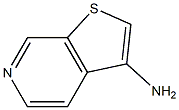 3-Aminothieno[2,3-c]pyridine 구조식 이미지