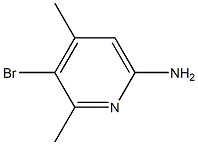 6-Amino-3-bromo-2,4-dimethylpyridine Structure